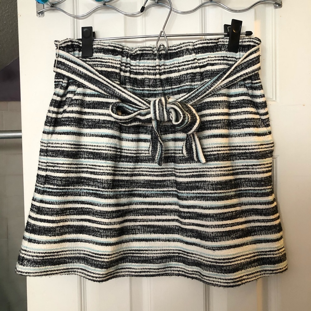 LOFT Belted Paperbag Skirt